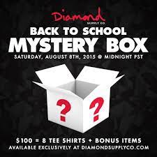 Maybe you would like to learn more about one of these? Diamond Supply Co On Twitter Back To School Mystery Box Is Back This Saturday At Midnight Pst Http T Co Fivdopasdq Http T Co 83iwgc8tff