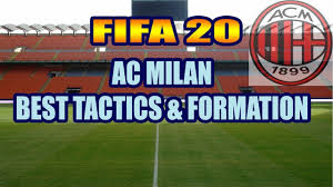 Fifa 20 Ac Milan Best Tactics Formation Youtube