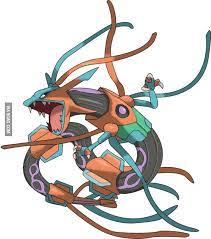 What Happens When Deoxys And Rayquaza Are In The Daycare If Only Pokemon Fusion Art Pokemon Mewtwo Pokemon Fusion