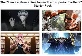 Find and save anime starter pack memes | from instagram, facebook, tumblr, twitter & more.: What Separates A Real Anime Watcher From A Fake One 50 Forums Myanimelist Net
