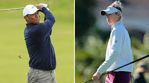 What happened when Nelly Korda met Tiger Woods for the very first time