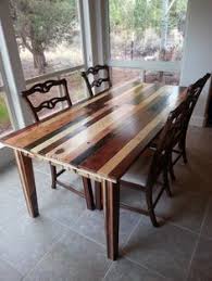 Dining Room Table I Made From Pallet Wood Wood Pallet Furniture Furniture Projects Furniture