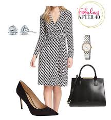 How To Accessorize A Wrap Dress Fashion Womens Fashion Inspiration Black Wrap Dress