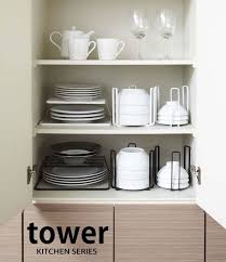 3.3 out of 5 stars, based on 4 reviews 4 ratings current price $22.92 $ 22. Simply Neat Plate Bowl Organizers Diykitchenstorage Diy Kitchen Storage Small Kitchen Organization Small House Organization