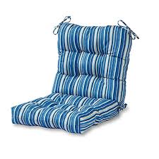 Choose from contactless same day delivery, drive up and more. Langdb06wvdc2z1 Greendale Home Fashions Outdoor Seat Back Chair Cushion In Coastal Stripe Sapphire