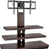 3 tier glass tv stand with mount. 1