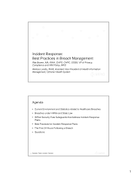 The law has emerged into greater prominence in recent years with the many health data breaches caused by cyber attacks and ransomware attacks 2) select all that apply: Https Assets Hcca Info Org Portals 0 Pdfs Resources Conference Handouts Compliance Institute 2019 P12 Incident 20response Pdf