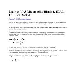 We did not find results for: Contoh Soal Contoh Soal Dan Jawaban Uas Matematika Ekonomi Semester 1