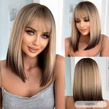 14-Inch Straight Bob Wig