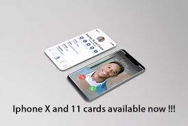 Just open the app and drop your business card; Design You An Iphone Business Card By Jarstickme Fiverr