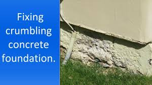 Address the problem as soon as possible to prevent it from spreading or causing other damage, such as crazing, in which a crumbling concrete can be repaired before crazing occurs. How To Repair Crumbling Concrete Near Foundation Youtube