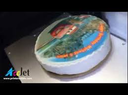 Direct To Cake Printer Cake Photo Printer Cake Printing Machine For Cupcakes Sugar Paste Youtube