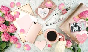 Make your space your own with unique home accessories. Ultra Feminine Pink Desk Workspace With Rose Gold Accessories Flatlay Photograph By Milleflore Images