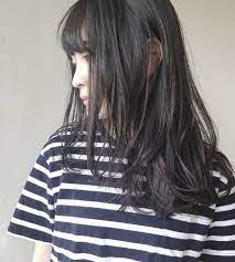 かわいい黒髪がイマドキ風 好感度高めな大人髪型スタイル hair 黒髪ロング パーマ きれいなロングヘア 黒髪 セミロング
