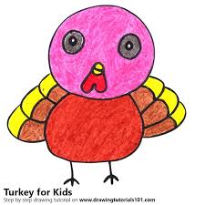 This directed drawing makes a great art lesson for thanksgiving. Learn How To Draw A Turkey For Kids Animals For Kids Step By Step Drawing Tutorials