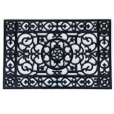 A rubber door mat is a useful piece of material you put at the front entrance to your home or business. Calloway Mills Utopia 24 In X 36 In Rubber Door Mat 900042436 The Home Depot