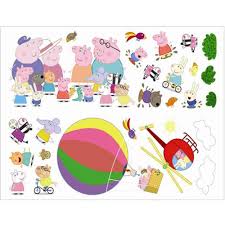 4.3 out of 5 stars. Fun4walls Peppa Pig Hot Air Balloon Wall Stickers Stikarounds Sa12159
