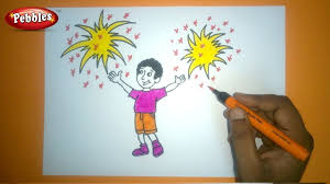 image result for diwali drawing chart paper cartoon ways