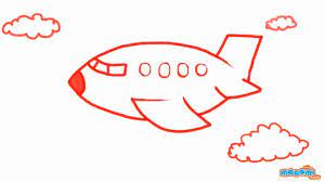 How to draw an airplane · art projects for kids. How To Draw An Airplane Step By Step Drawing For Kids Educational Videos By Mocomi Youtube