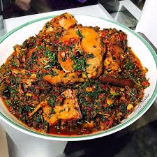 Efo Riro with Assorted