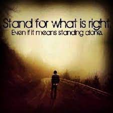 Standing alone doesn't mean i am alone. Pin On Quotes