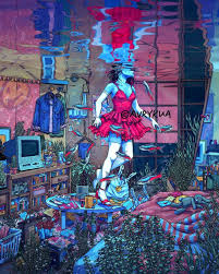 Avery K On Instagram I M Finally Done The Perfect Blue Piece I M Going To Go Play Some Animal Crossing Now Illu Blue Anime Anime Wall Art Satoshi Kon