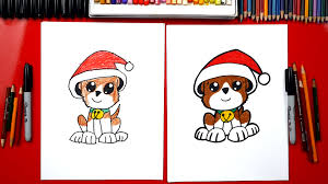 How To Draw A Christmas Puppy Art For Kids Hub See more ideas about grinch christmas, grinch, grinch stole christmas.