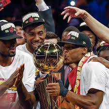 The current design, depicting a basketball over a hoop and basket, was first awarded in 1977 still under its original name, which was changed in honor of former nb. The Raptors Joyous N B A Finals Victory Brings The Warriors Dynasty To An End The New Yorker