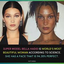 American model Bella Hadid's face has been found to have a near-perfect 94  percent match to the ancient Greeks' Golden Ratio of Beauty, according to  cosmetic surgeon Julian De Silva of the