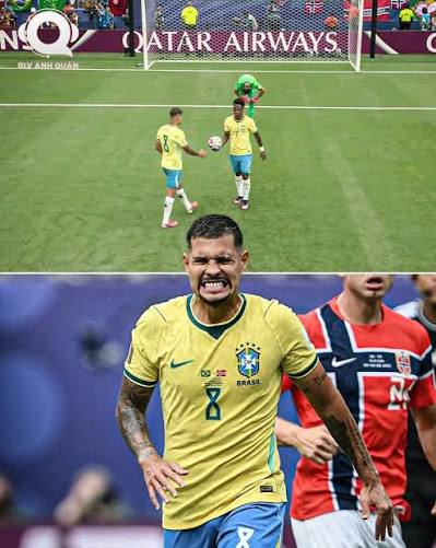 ❌Bruno Guimarães trở thành cầu thủ Brazil đầu tiên đá hỏng một quả phạt đền  trong thời gian thi đấu chính thức tại World Cup sau 40 năm (không tính  loạt sút