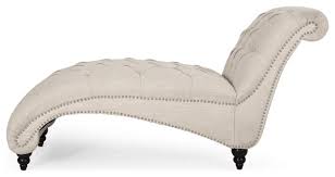 Browse our impressive inventory, which includes diamond earrings in various sizes, cut combinations, and price points. Contemporary Chaise Lounge Button Tufted Upholstered Seat With Nailhead Trim Midcentury Armchairs And Accent Chairs By Efurnish Houzz
