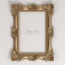 Decorative Frames 3d Max Frame Frame Decor Mirror Photo Frames