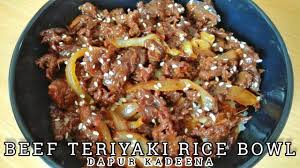 Yoshinoya pertama kali berdiri di jepang pada tahun 1989. Cara Membuat Beef Teriyaki Rice Bowl Ala Ala Restoran Youtube