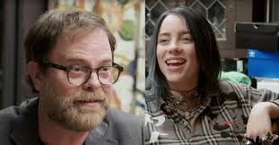 Lilly singh quizzed wilson on his knowledge of eilish and, you know what, he got every single question right. Watch Billie Eilish Gets Grilled By Rainn Wilson Coup De Main Magazine