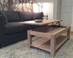 Table Basse Plateau Relevable Bois Massif Lisa Table Basse Table Basse Bois Table Basse Relevable