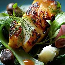 Soy Glazed Blackened Cod Loin Pickled Kohlrabi Pak Choi And Shiitake Mushrooms Recipe Easy Japanese Recipes Recipes Best Tofu Recipes