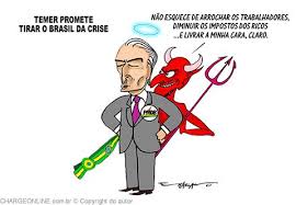 Resultado de imagem para negação foto charge  Presidente mais rejeitado, Temer pede que militantes saiam às ruas para defender seu “legado”