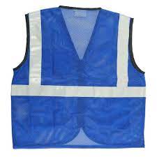 Eworldtrade offers variety ofsafety vests at wholesale price from top exports item: Phoenix Polyethylene Blue Reflective Safety Vest Size M L Rs 200 Piece Id 14589652888