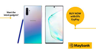 Widest range of mobile & tablets, home appliances, tv, audio, home & living at lazada | best prices ? Maybank On Twitter Own A Samsung Galaxy Note 10 From Rm153 Month Or Grab Must Have Gadgets At St Connection Swipe Your Maybankcards To Enjoy 0 Ezypay Instalment Plan Offer Valid 20 Sep 2019