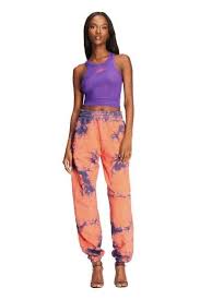 Black And Orange Tie Dye Sweatpants Tatiana Pant I Am Gia Tie Dye Fashion Tie Dye Pants
