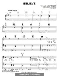 This chords is contributed by zarker. Believe Cher For Voice And Piano Or Guitar By Brian Higgins Paul Barry Stephen Torch Teach Yourself Piano Learn Piano Piano Video