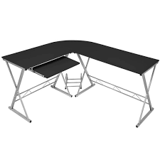 Carryhome eckschreibtisch weiß, braun , glas, 173x75x140 cm. Eckschreibtisch Gunstig Online Kaufen Tectake