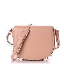 Alexander wang black pebbled leather studded lia crossbody bag adjustable strap. Alexander Wang Calfskin Small Lia Sling Blush Rose Gold Hardware 264806 Fashionphile
