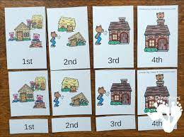 These are a great way to explore retelling stories or working on new stores. Sequencing Card Set For Stories Nursery Rhymes Folk Tales And Fairy Tales 3 Dinosaurs