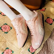 Womens rosa puma Speedcat OG Athletic Shoe