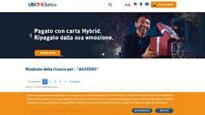Go to ubi banca on line login page via official link below. 2