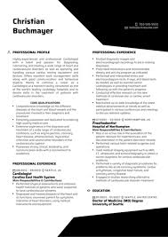 Clinical practice, interests, and accomplishments list these here. Medical Doctor Healthcare Resume Samples Kickresume