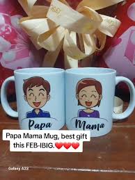 Papamama MomDad Solo or Pair Mug #perfectgift #valentinesday #couple  #affiliate