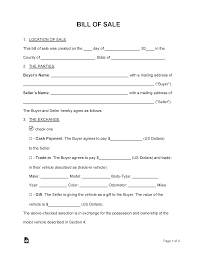 Nov 09, 2017 · even if your state doesn't offer a downloadable vehicle bill of sale form, you might be able to find a free template online — or you can easily write one yourself. Free Bill Of Sale Forms Word Pdf Eforms