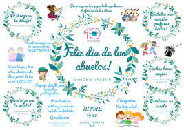 Eso sí, tal y como señalábamos anteriormente, las fechas varían pero el motivo sigue siendo el mismo: Dia De Los Abuelos Tajonar S D R G